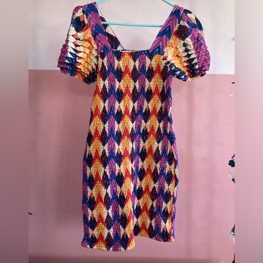 Farm Rio multi color dress.